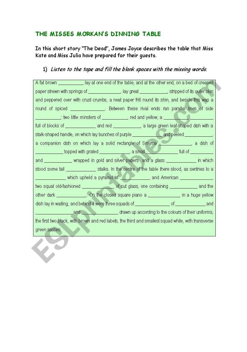 Its delicious FOOD 2/3 worksheet