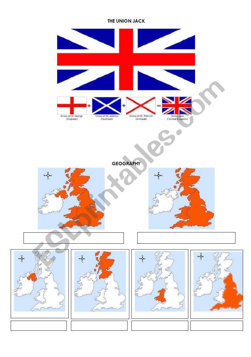 Geography of the U.K. and Great Britain.