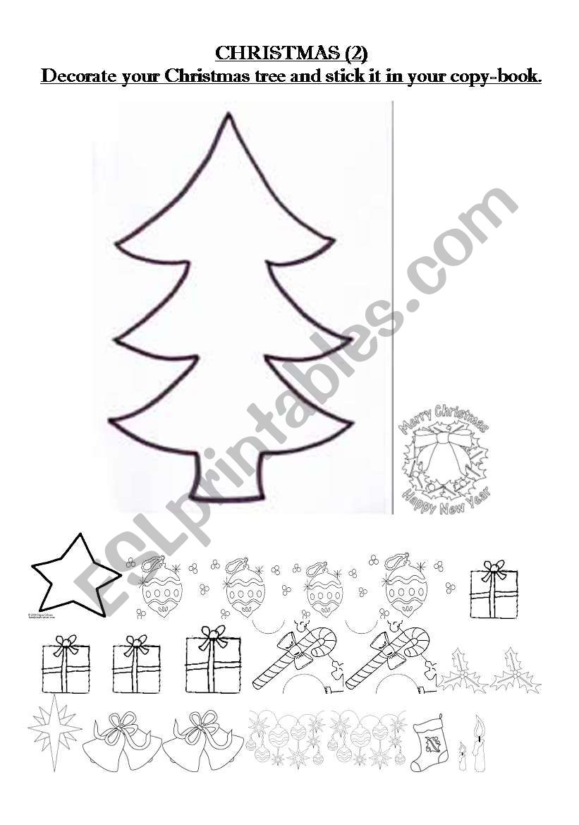 christmas activities worksheet