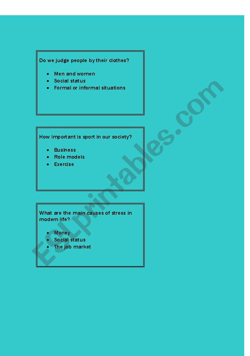 Cambridge interview card prompts