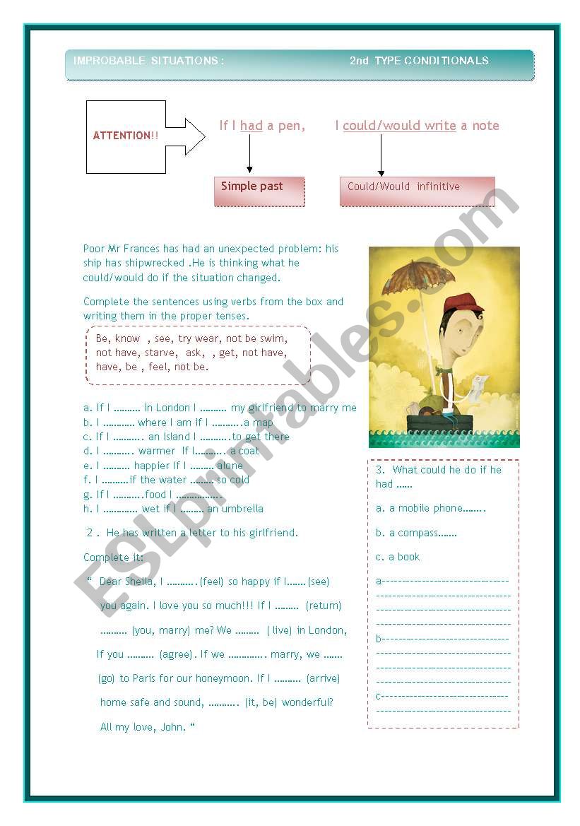 the shipwrecker worksheet