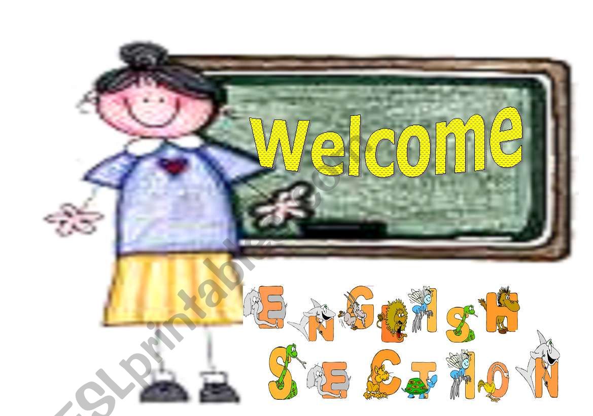 welcome worksheet