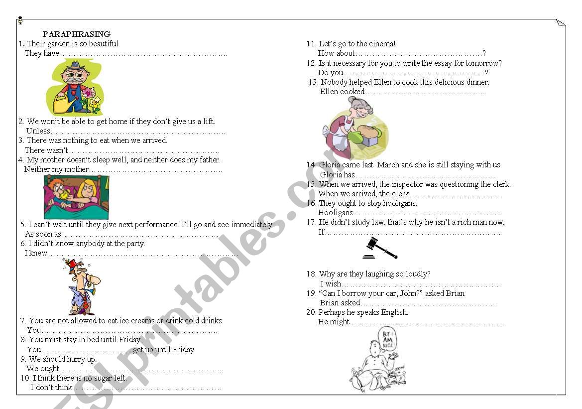 Test worksheet