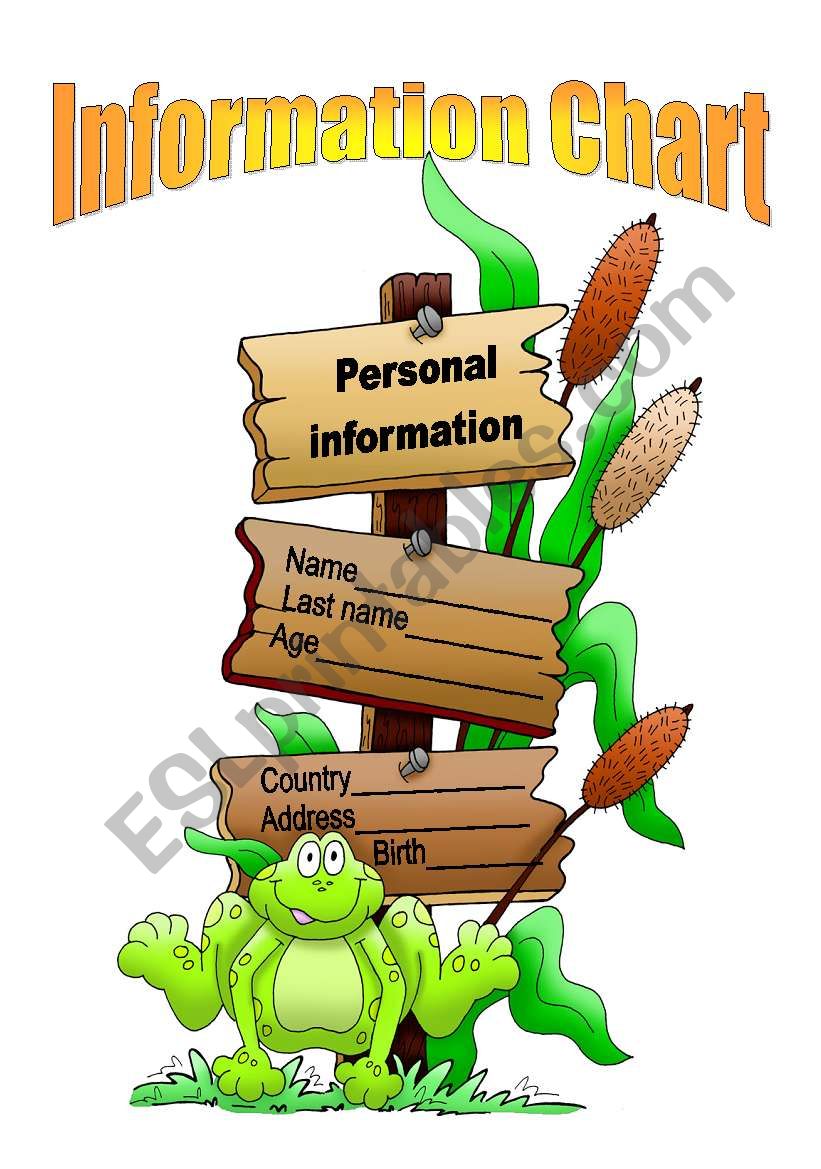 PERSONAL INFORMATION CHART, #2.