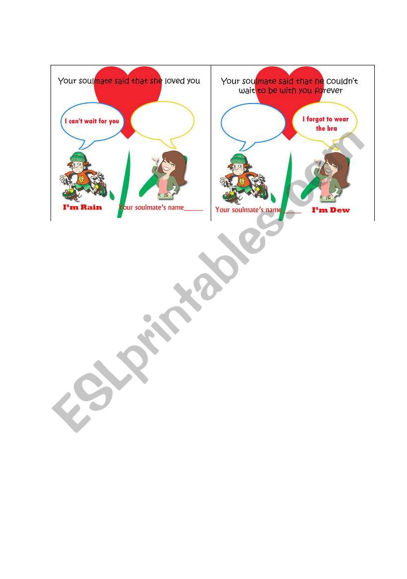 role card worksheet