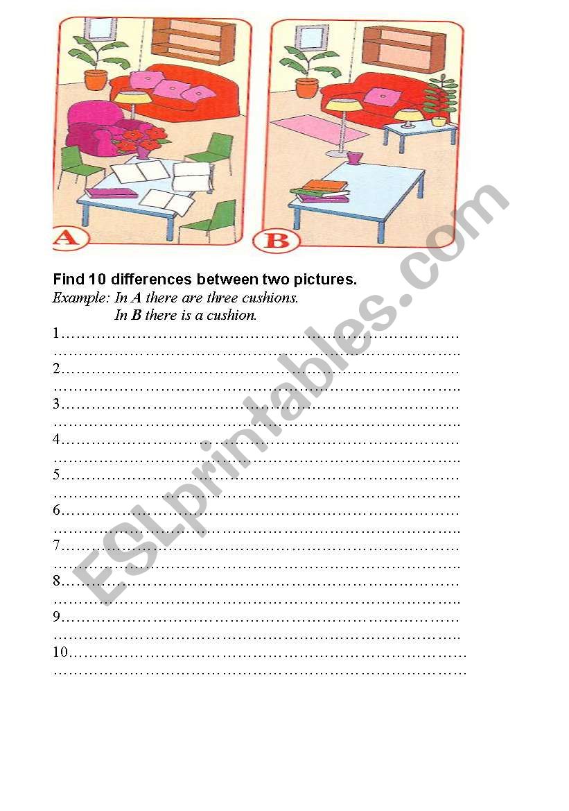 Home worksheet