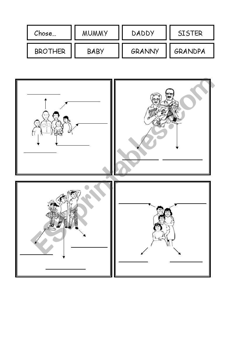 family worksheet