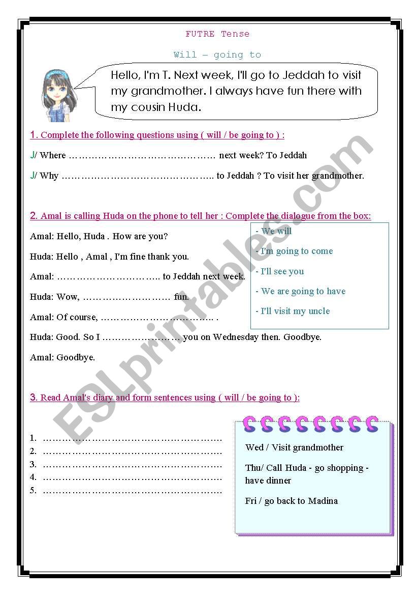 english-worksheets-future-tense