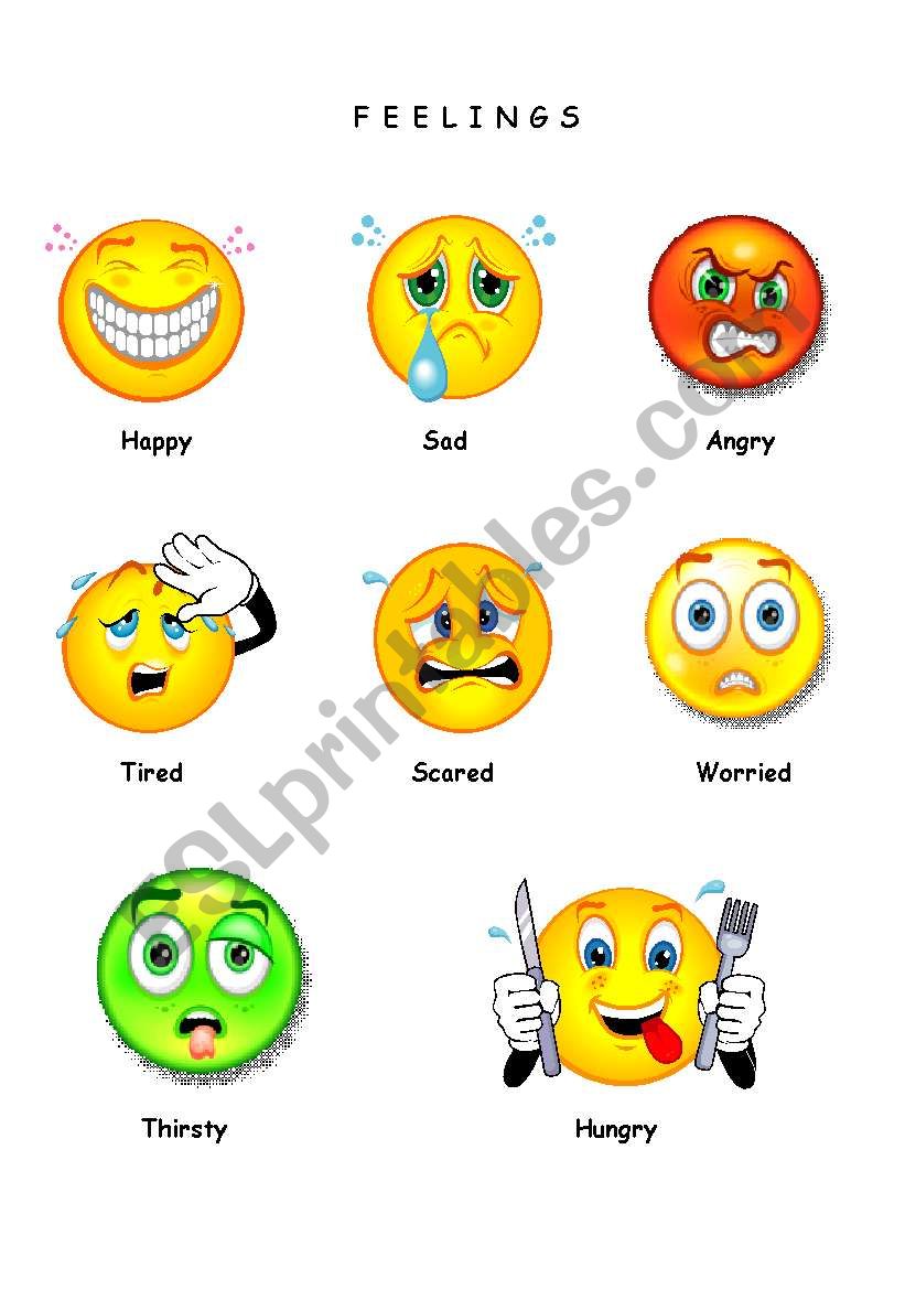 feelings worksheet