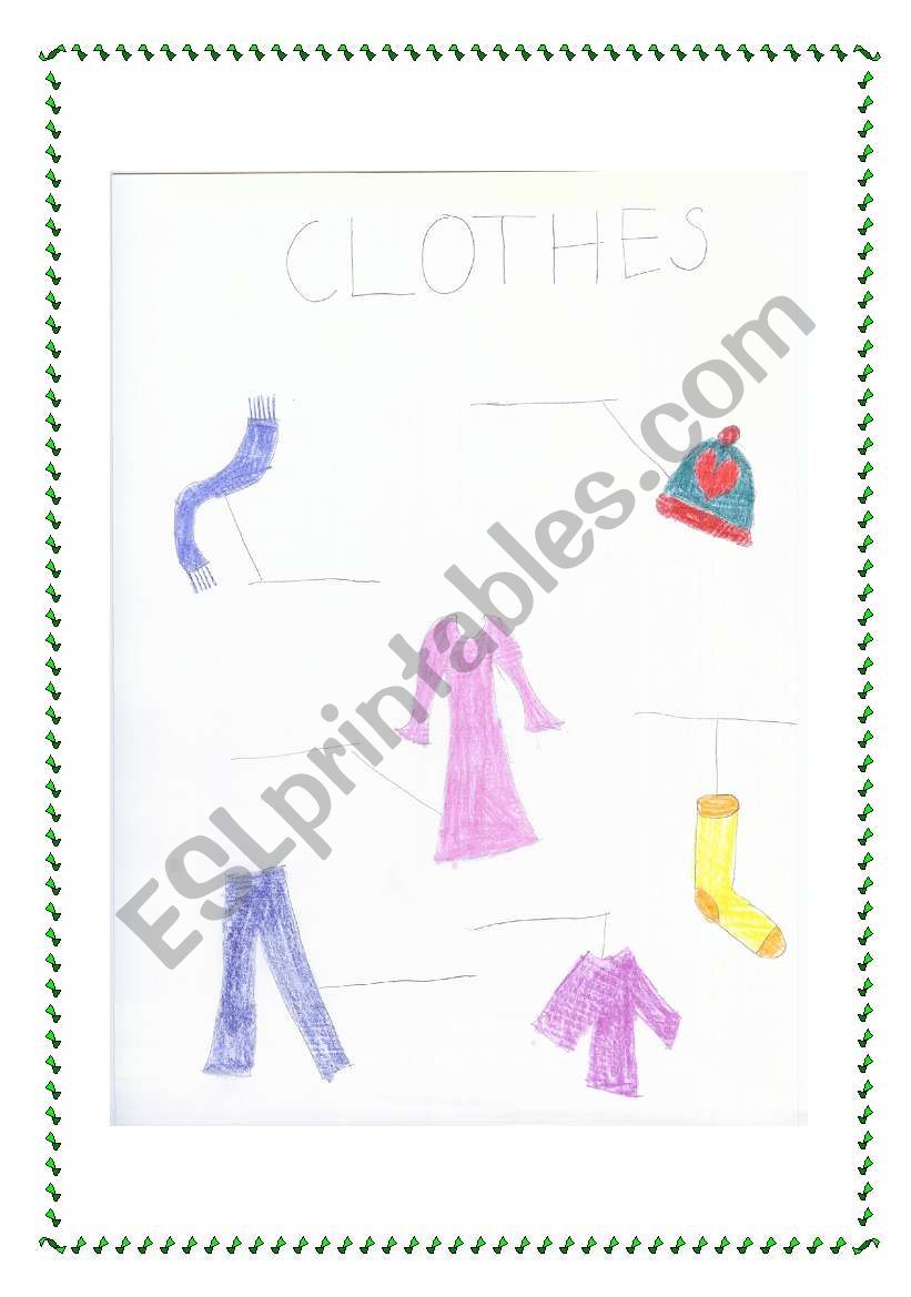 Clothes worksheet