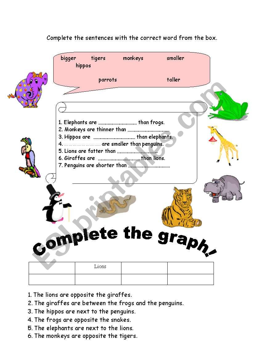 simple comperatives and prepositions