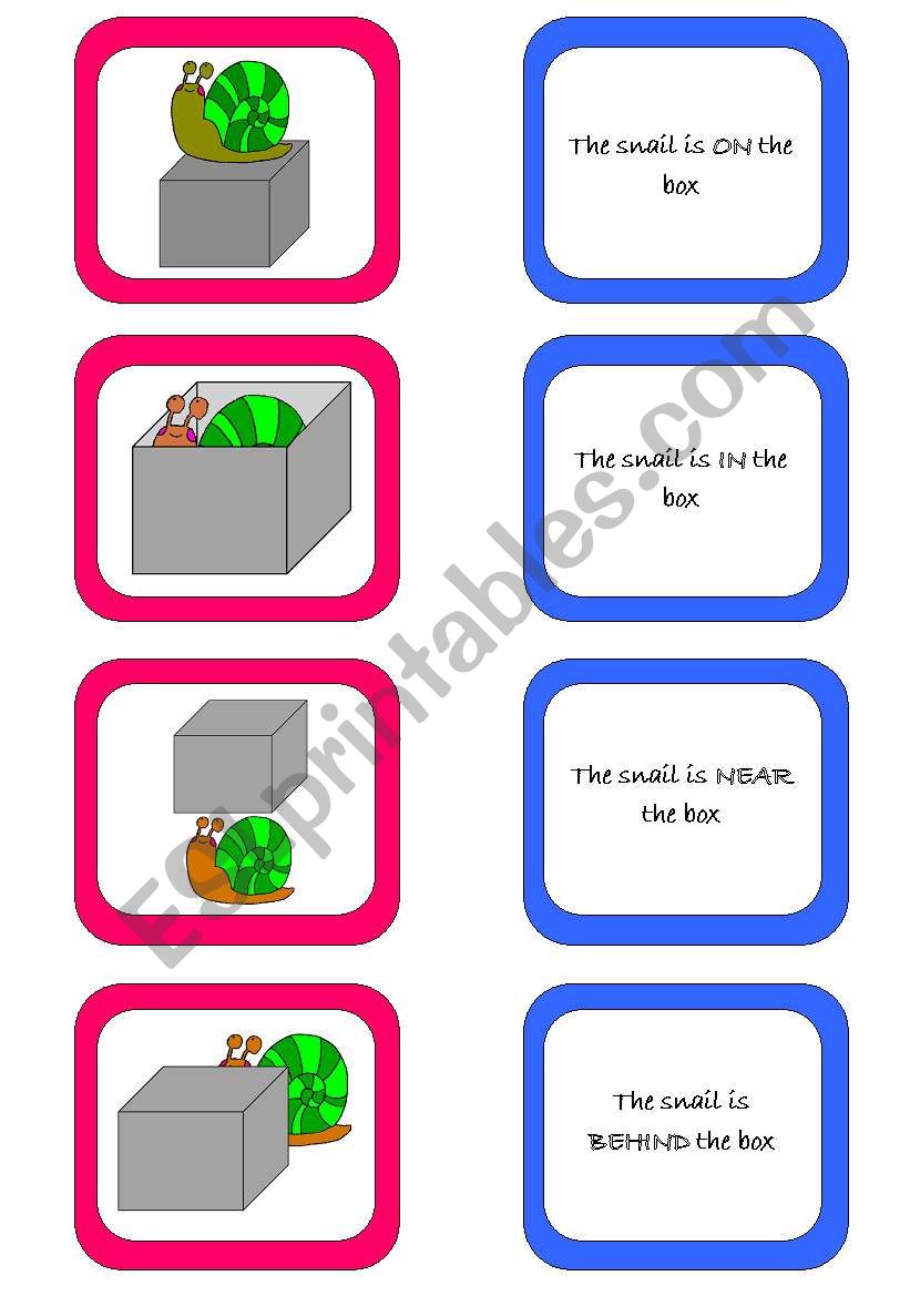 Memory card game (1/2) worksheet