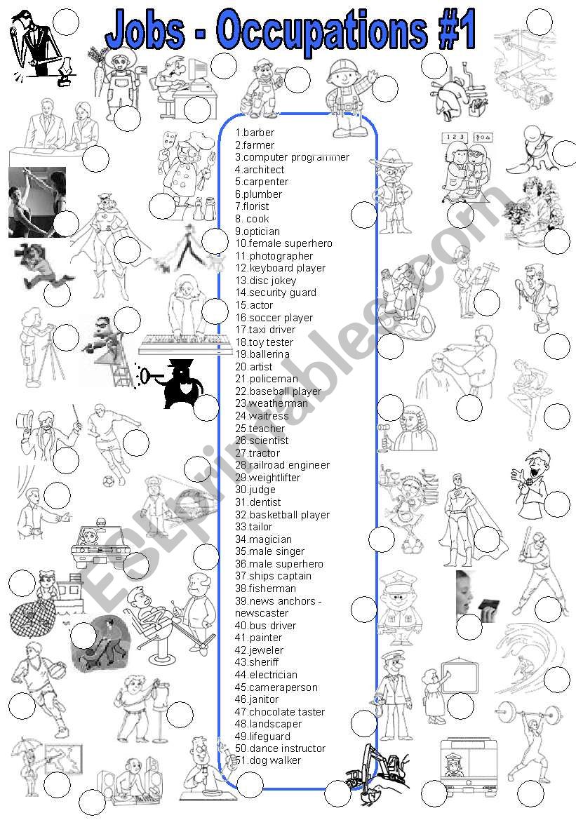 Jobs-Occupations #1...(((#2http://www.eslprintables.com/printable.asp?id=161079#thetop)))