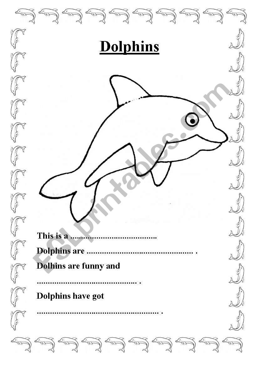 DOLPHINS worksheet