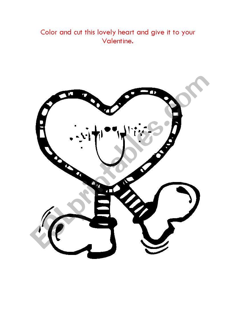 ValentineÂ´s Day worksheet