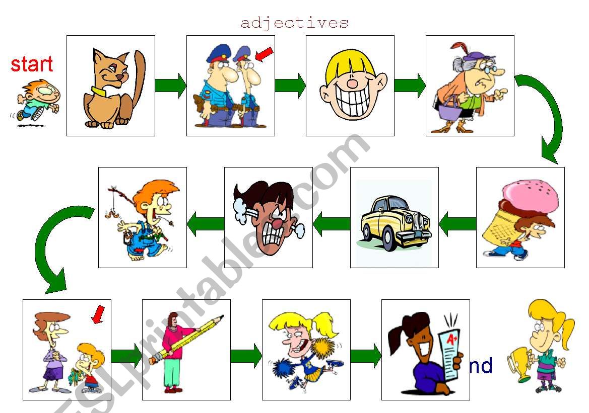 Adjectives worksheet
