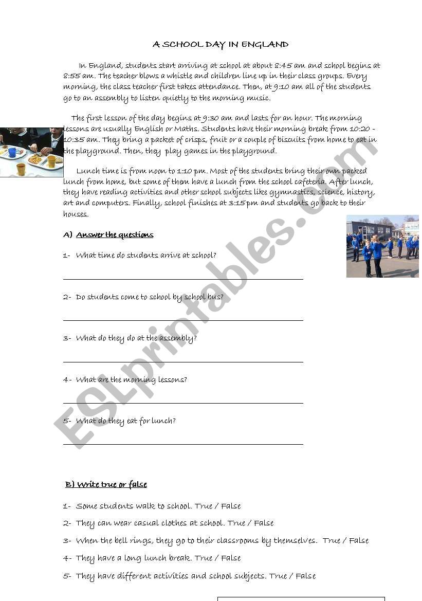 simple present worksheet