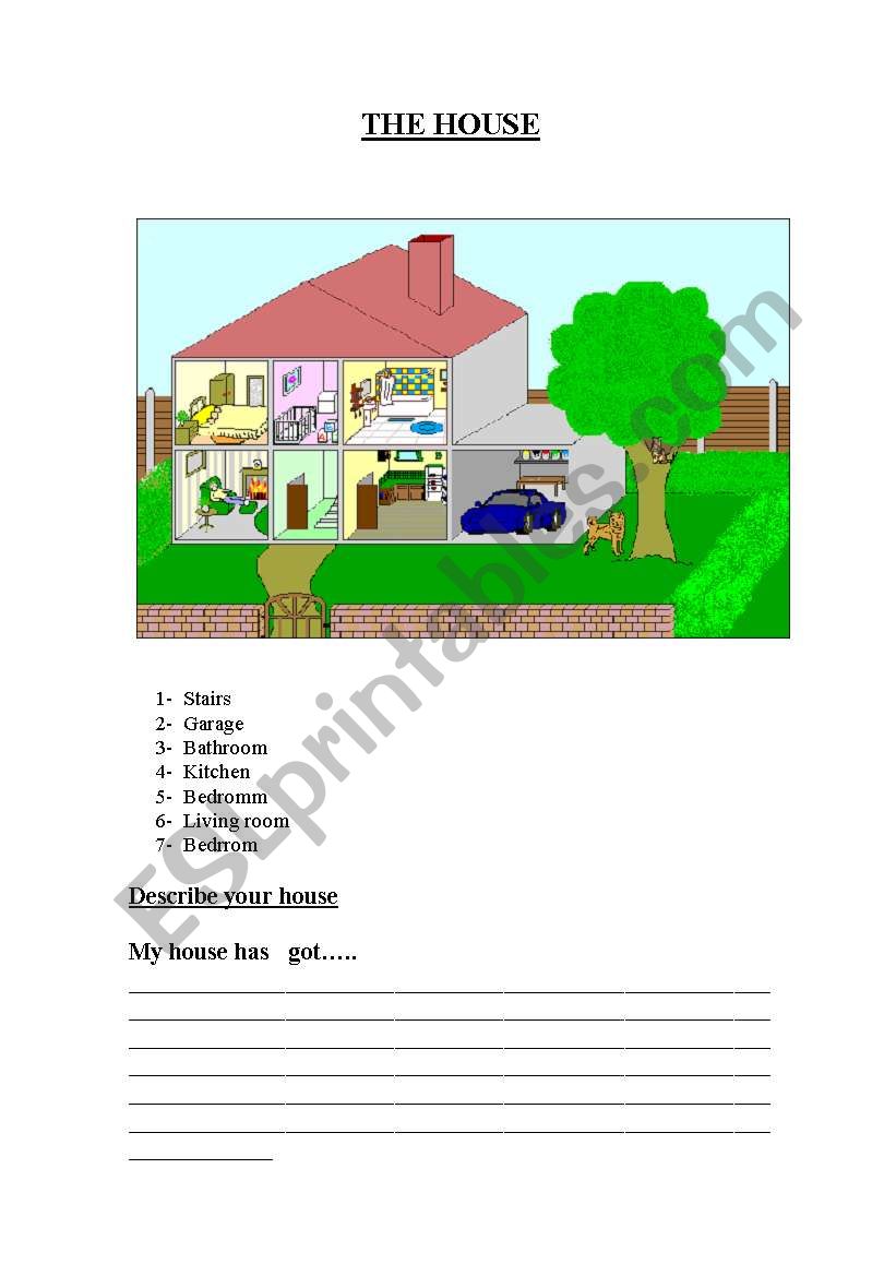 The house worksheet