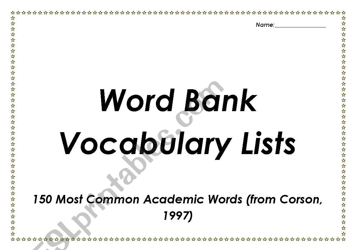 A wordbank vocabulary list - format designed by me- that helps students maintain Mother Tongue and increase English academic vocabulary 