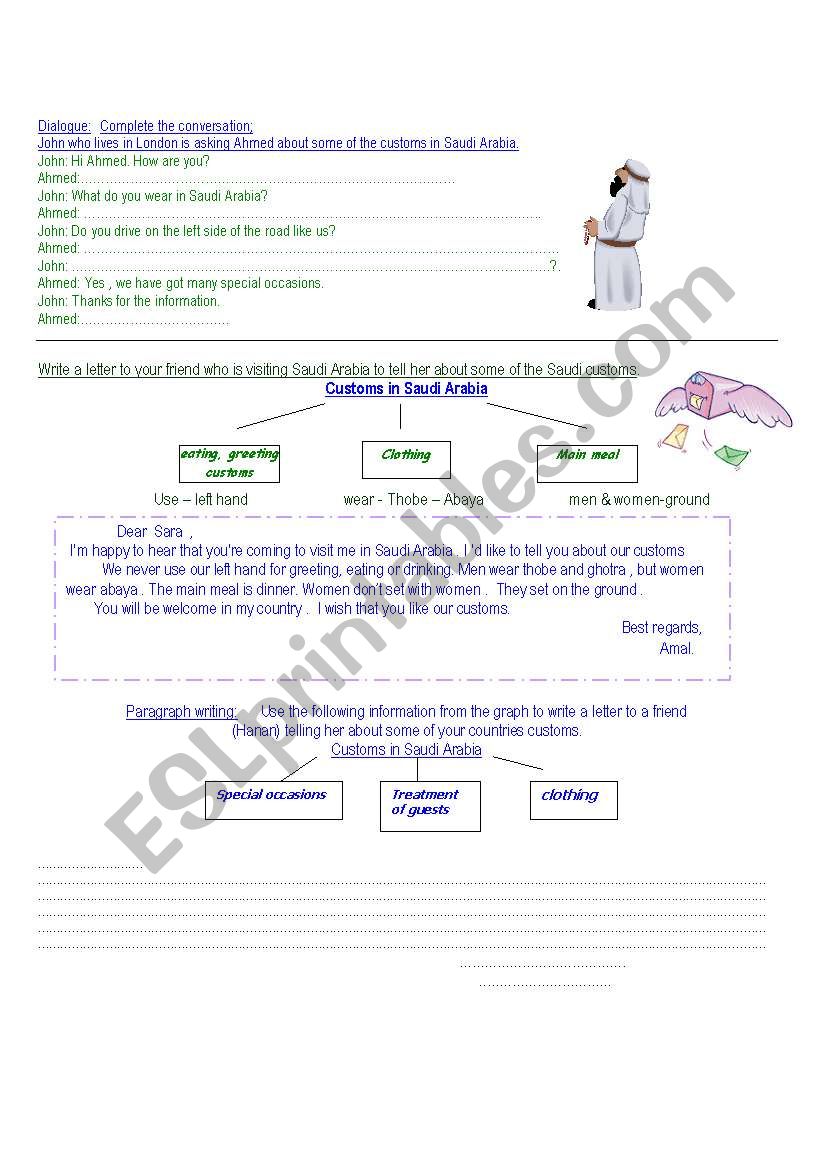 customs worksheet