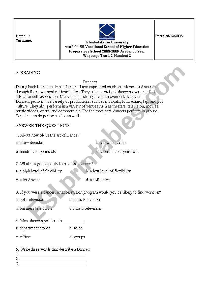 past worksheet worksheet