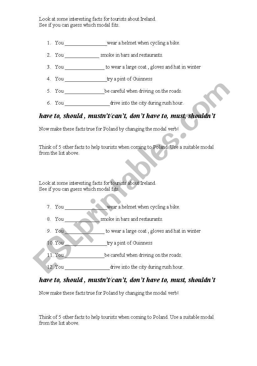 Modals of Obligation Culture Check