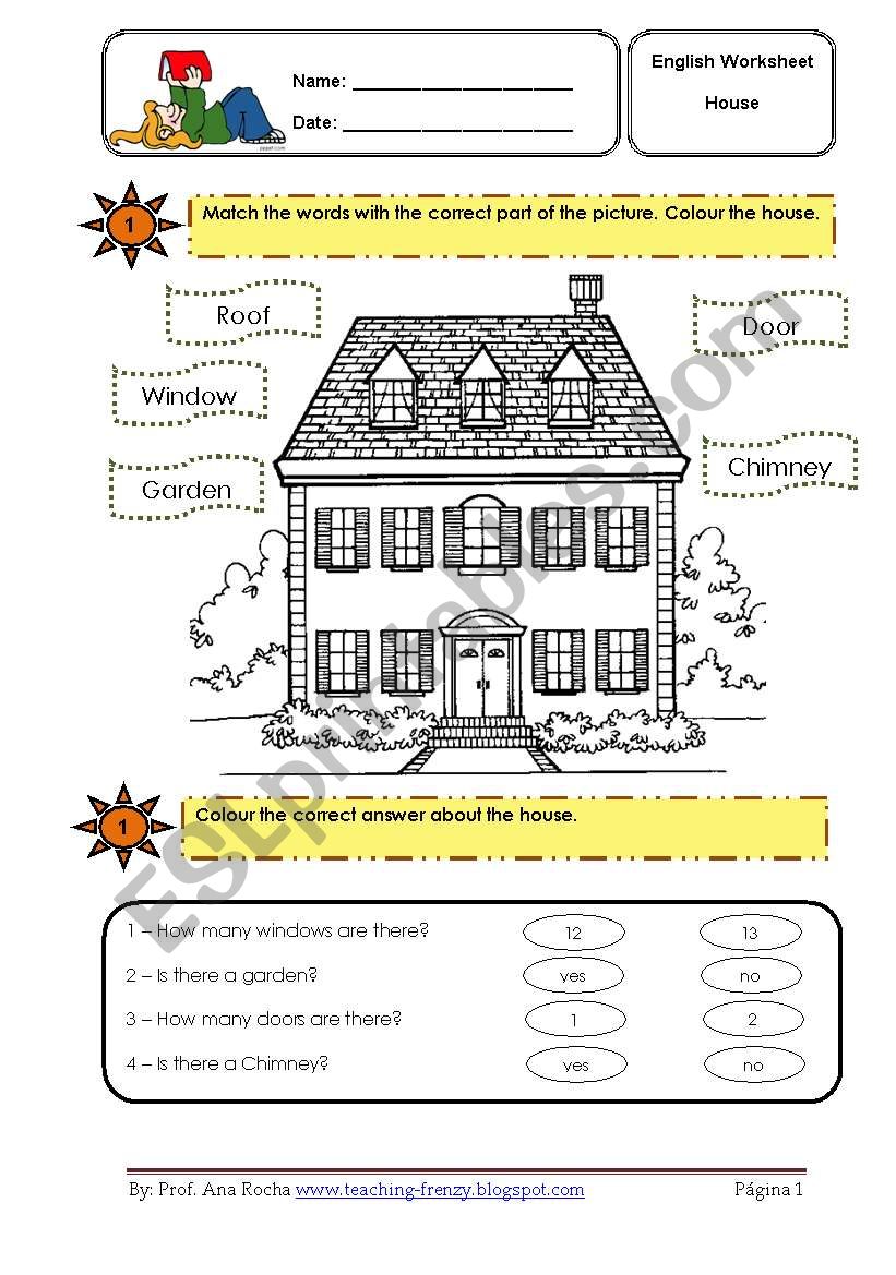 House worksheet