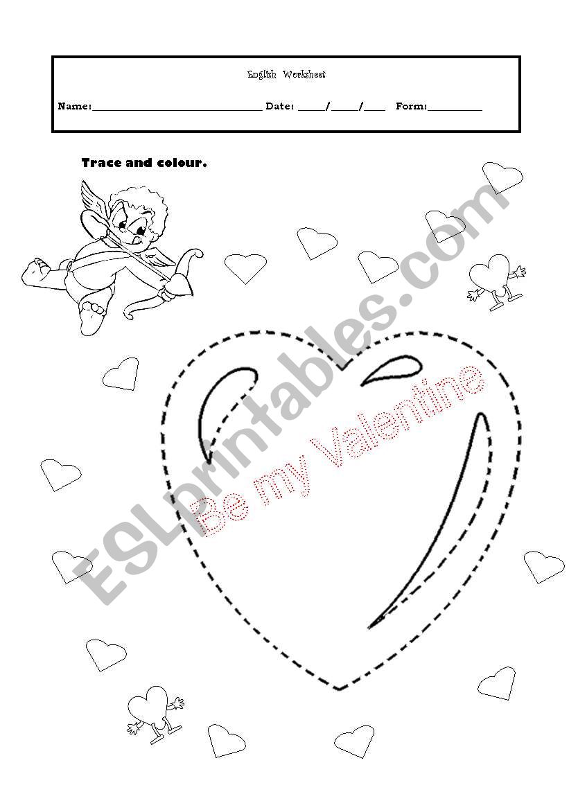 S.Valentines worksheet