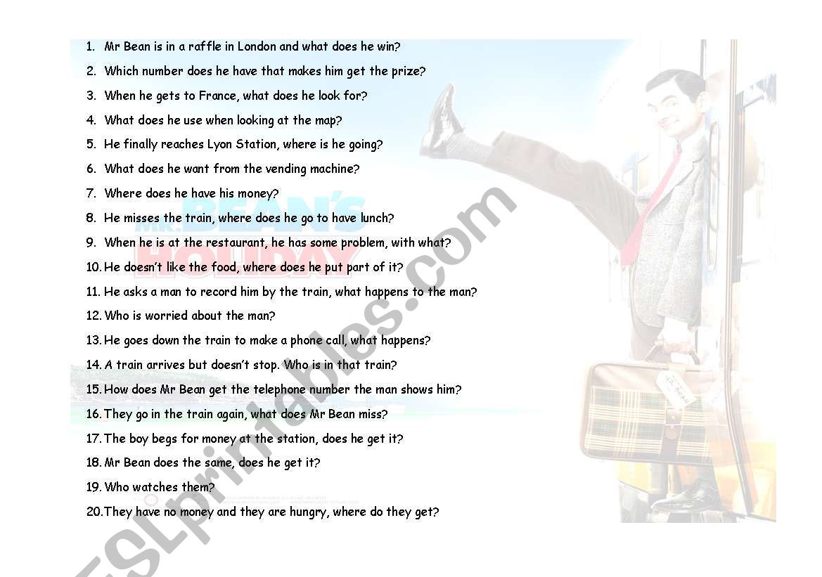 Mr Beans Holidays 2007 (first 30 minutes)