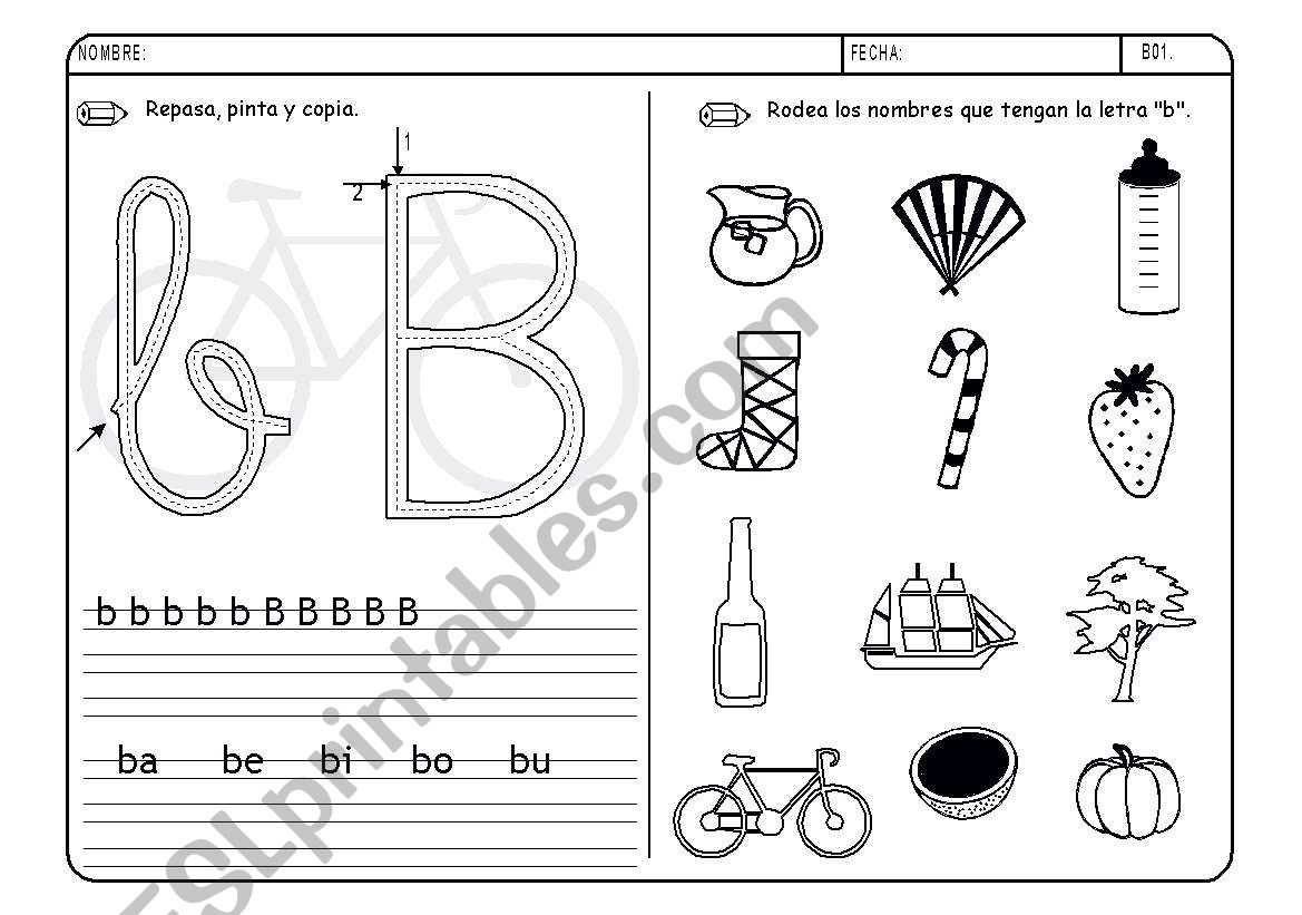 ficha de lectoescritura worksheet