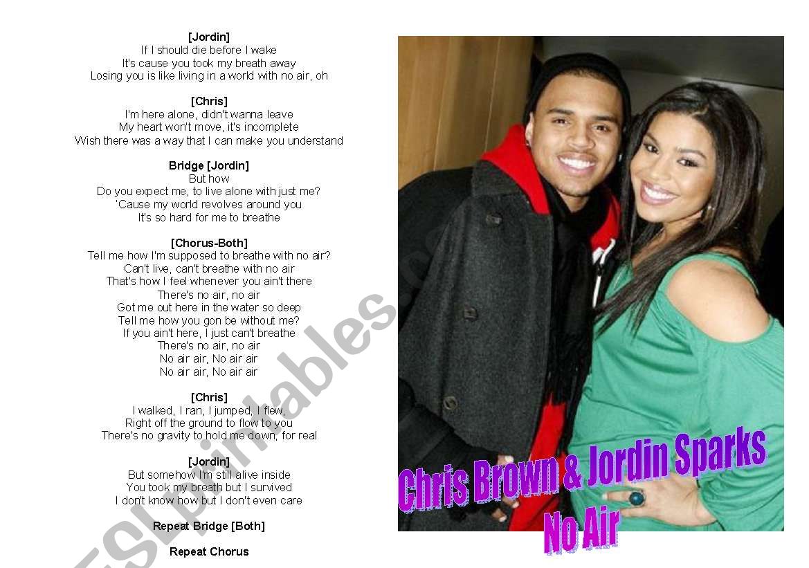 Chris Brown & Jordin Sparks - No Air