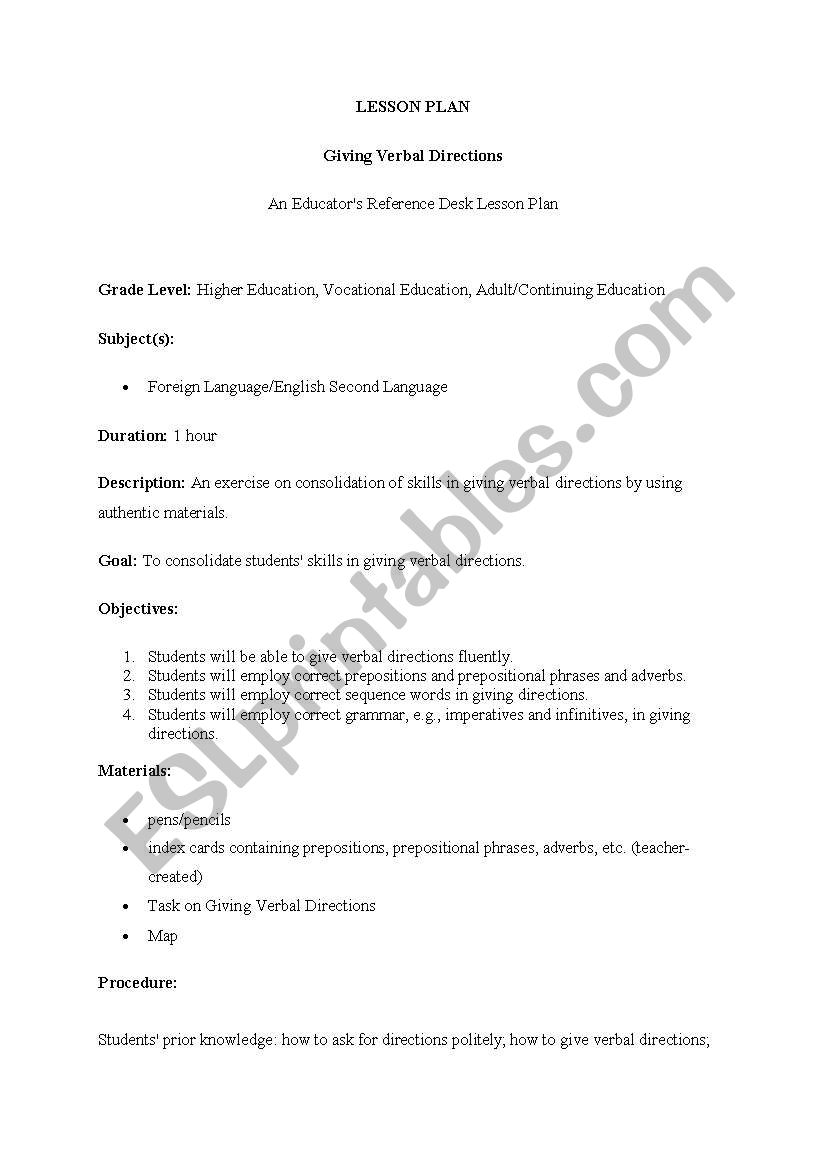 lesson plan worksheet