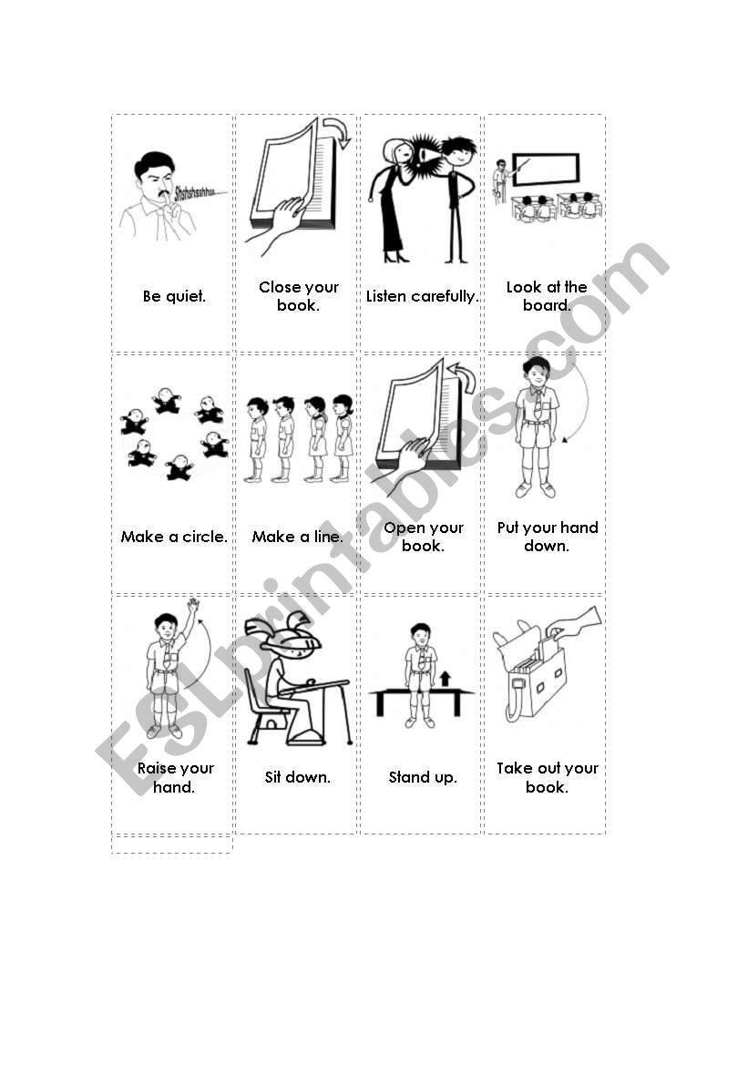 classroom rules worksheet