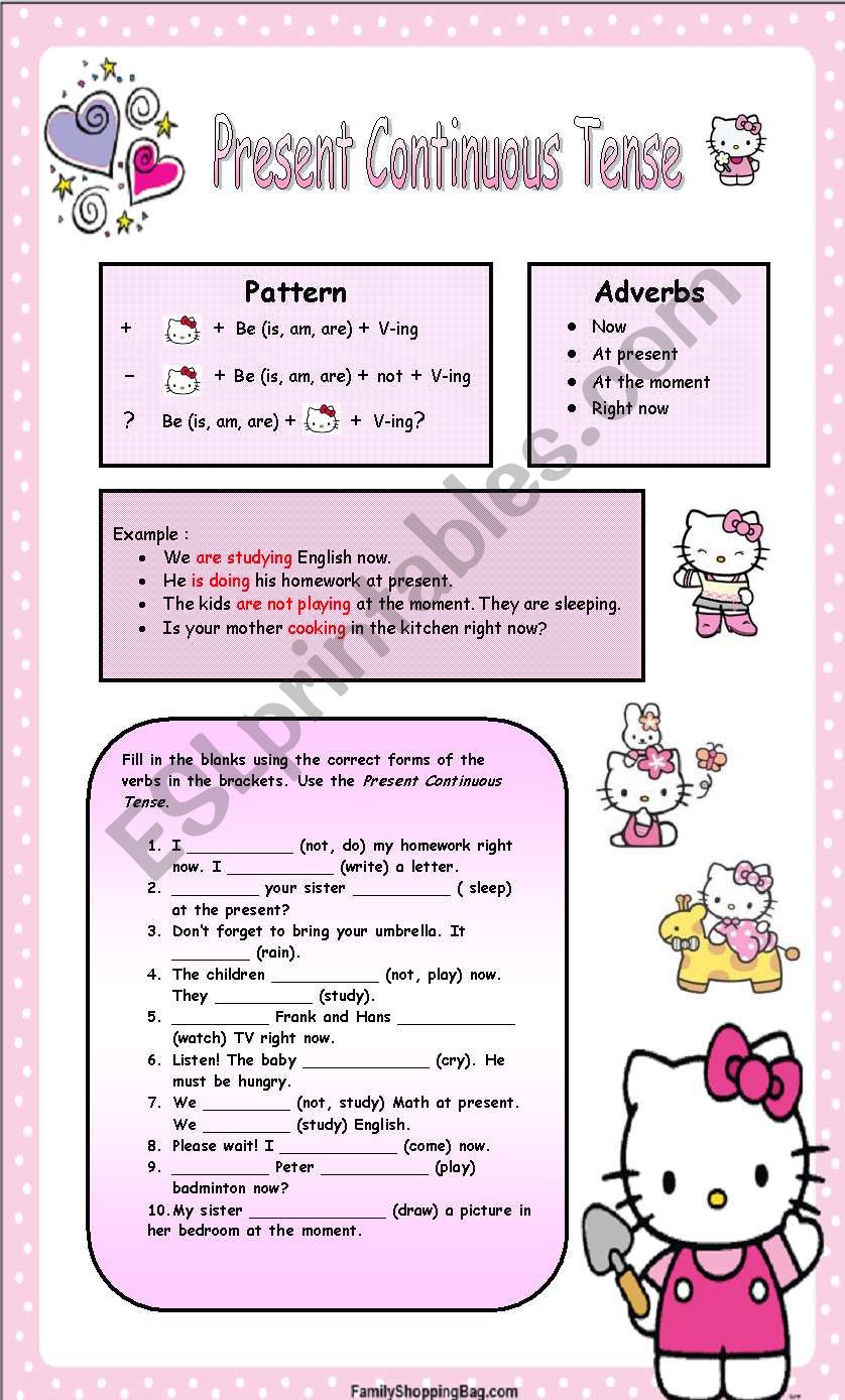 present-continuous-tense-esl-worksheet-by-ayrin