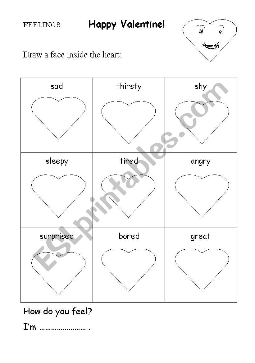 Valentines day worksheet