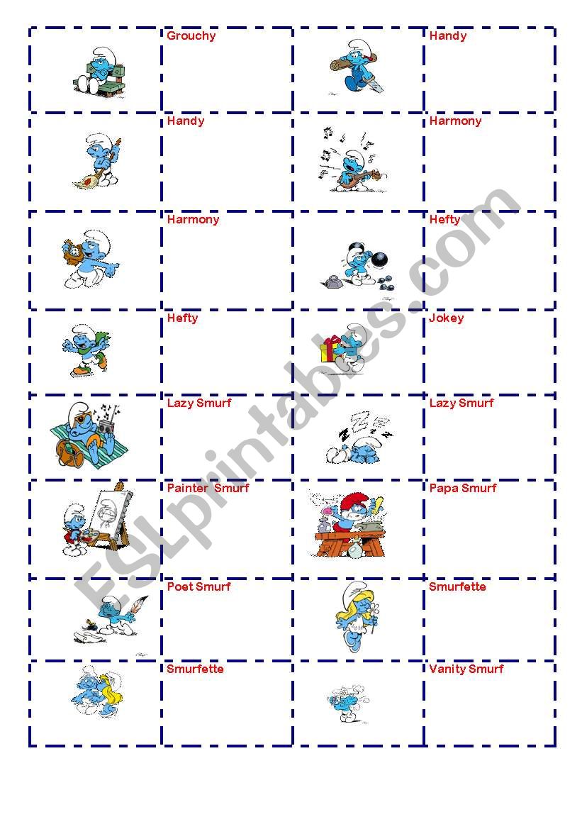 The Smurfs - Present Continuos ( 2 of 2 pages)