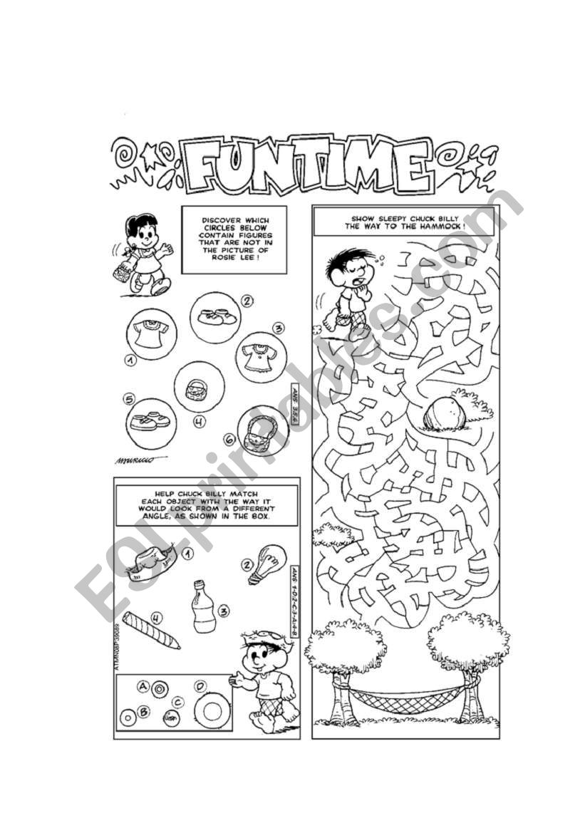 fun activities! worksheet