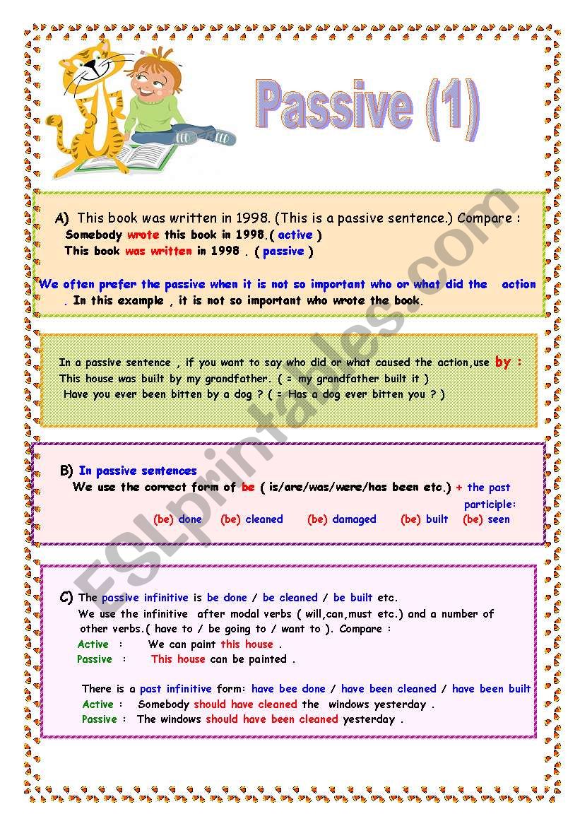 Active-Passive  Part 1 ( 2 pages ) 