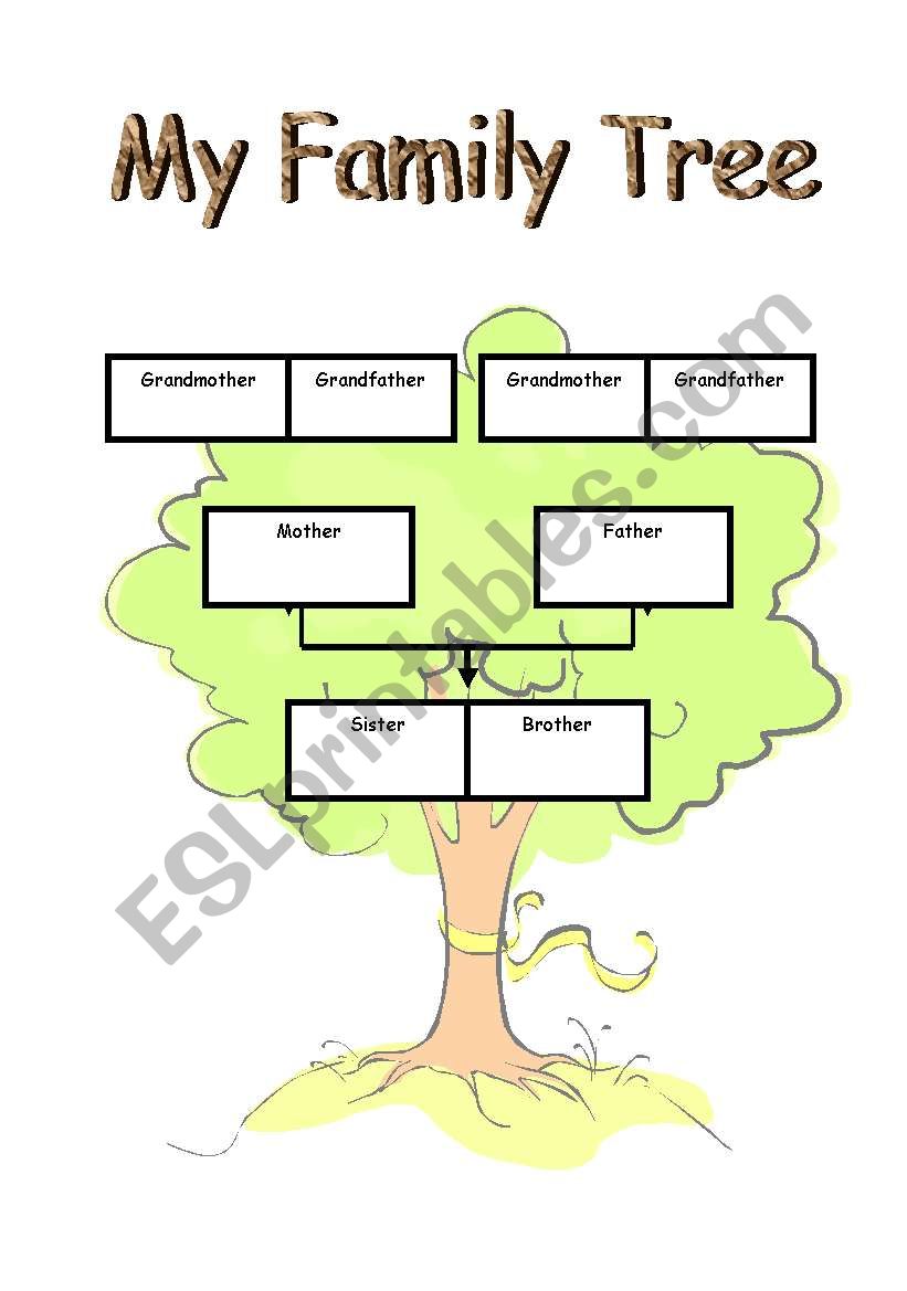 Family Tree worksheet