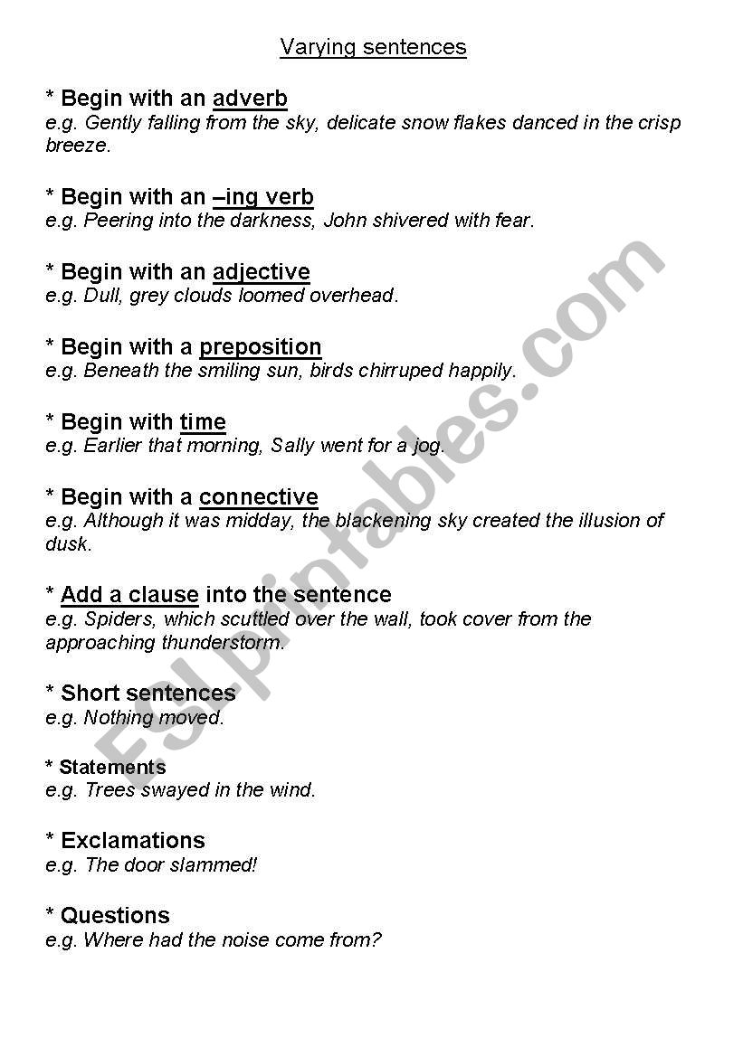 english-worksheets-varying-sentences