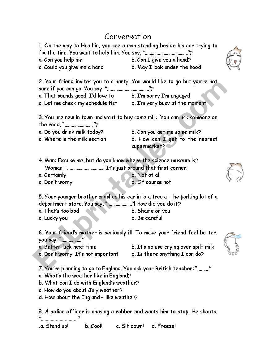 elementary worksheet