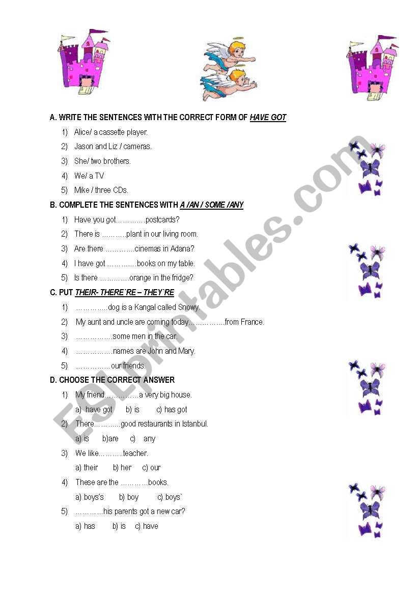 revision worksheet worksheet