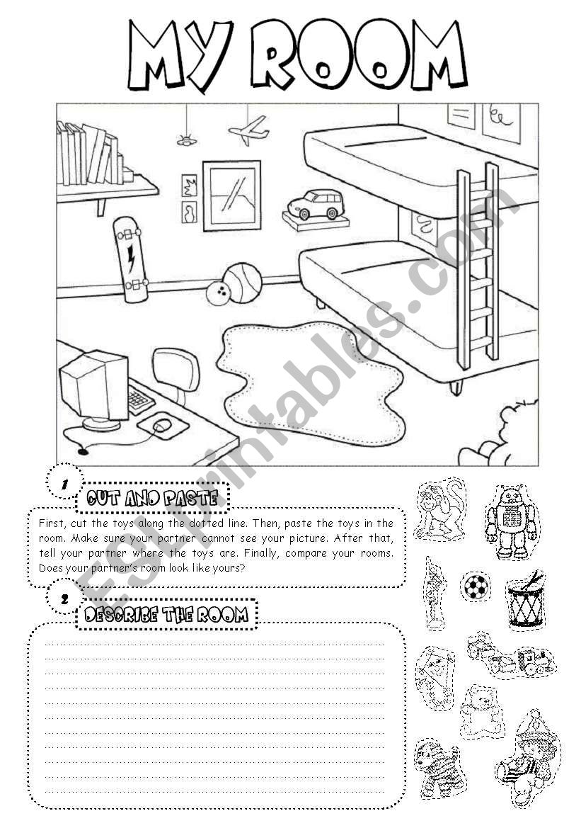 My room (2) worksheet