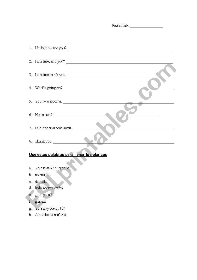 Introductions and Who What Where Whens
