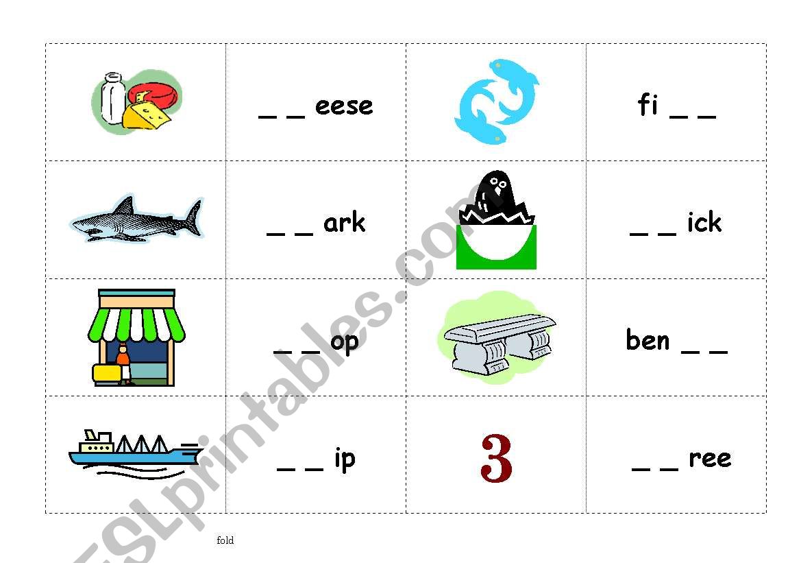 phonics sh,ch,th BOARD GAME (CARD ) part2