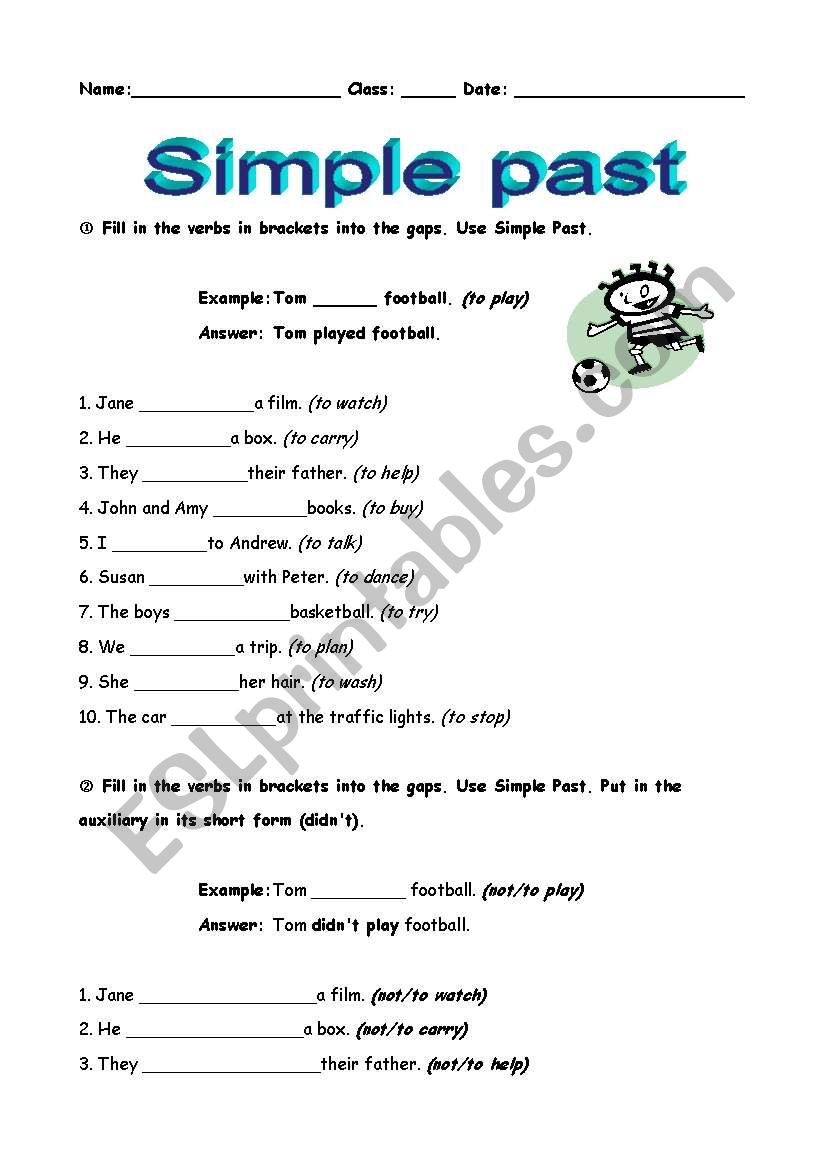 Past Simple worksheet