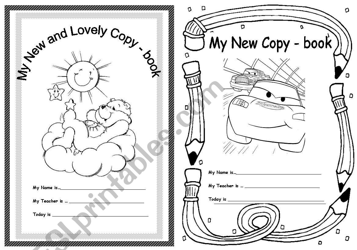 Cover pages worksheet