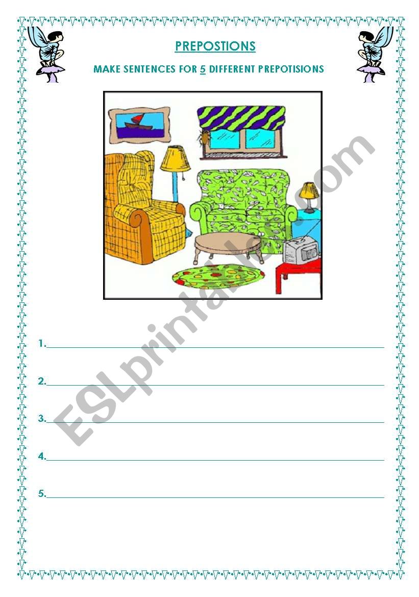 PREPOSITIONS worksheet