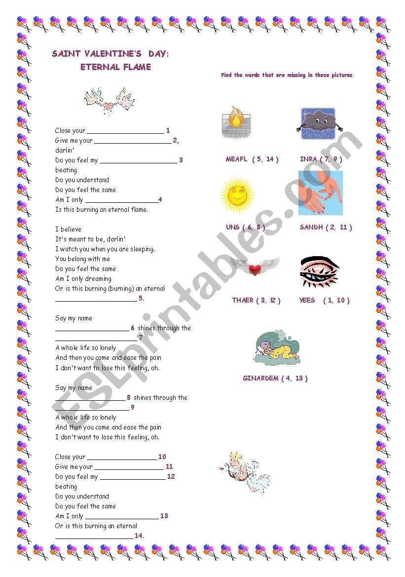 Saint ValentineÂ´s Day: Eternal Flame