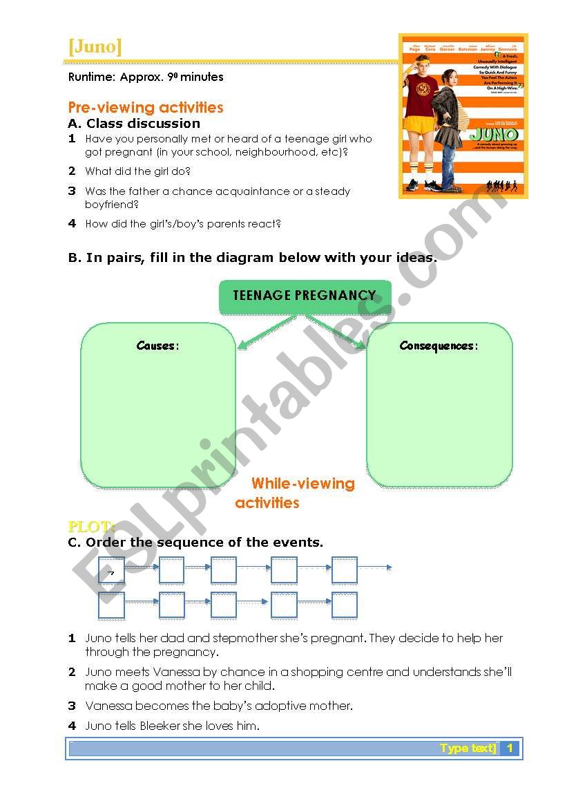 Juno worksheet